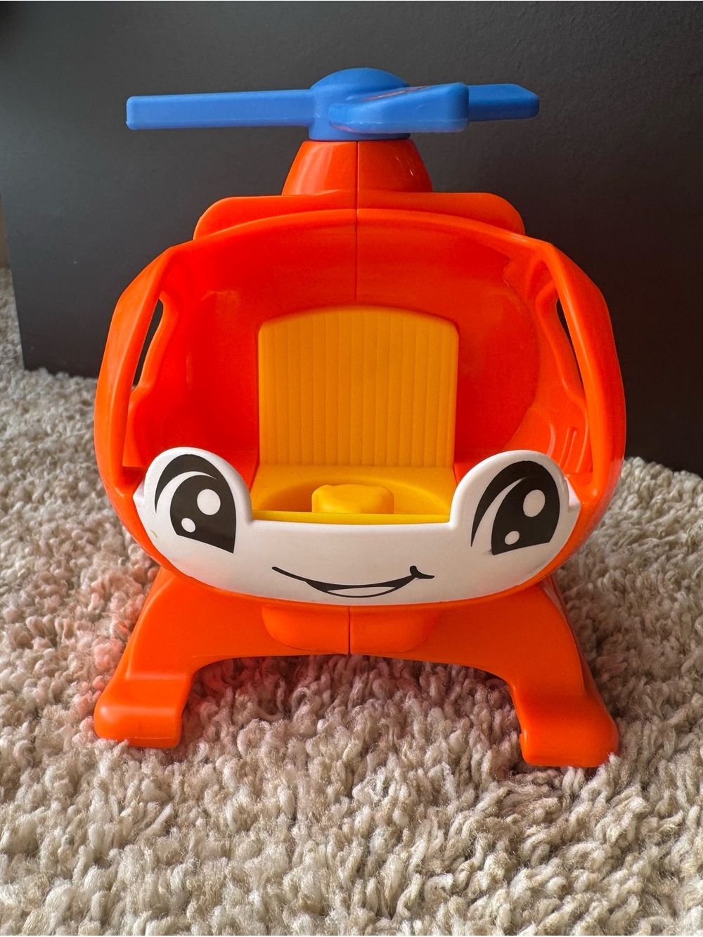 Fisher-Price Little People Helicopter Toy – Orange & Blue